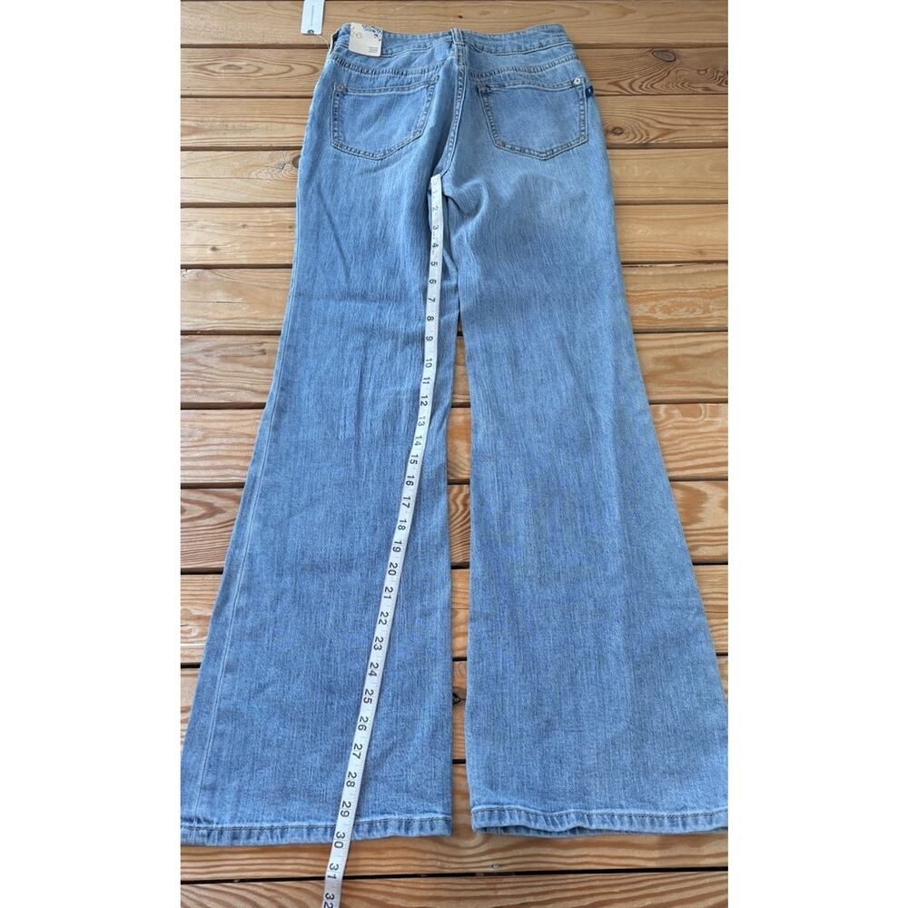 Pilcro NWT $148 Women’s High Rise Trouser Bootcut Jeans Size 26 Blue Ap - Picture 12 of 13